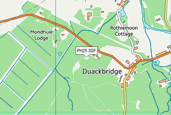 PH25 3DF map - OS VectorMap District (Ordnance Survey) PH25 3DF map - OS VectorMap District (Ordnance Survey)