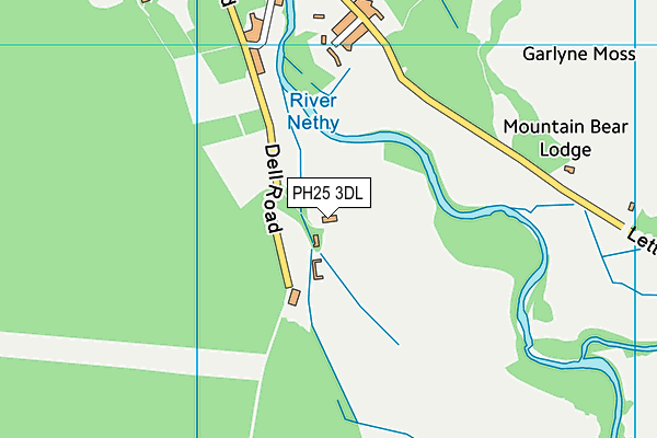 PH25 3DL map - OS VectorMap District (Ordnance Survey) PH25 3DL map - OS VectorMap District (Ordnance Survey)