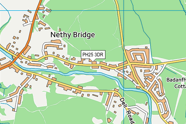 PH25 3DR map - OS VectorMap District (Ordnance Survey) PH25 3DR map - OS VectorMap District (Ordnance Survey)