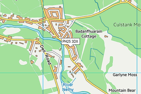 PH25 3DX map - OS VectorMap District (Ordnance Survey) PH25 3DX map - OS VectorMap District (Ordnance Survey)