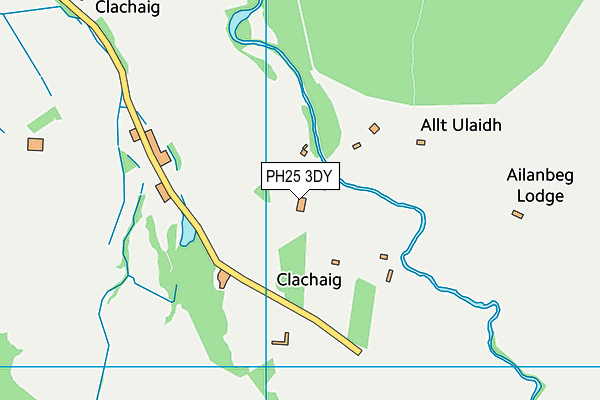 PH25 3DY map - OS VectorMap District (Ordnance Survey) PH25 3DY map - OS VectorMap District (Ordnance Survey)