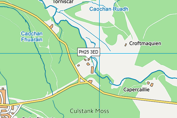 PH25 3ED map - OS VectorMap District (Ordnance Survey) PH25 3ED map - OS VectorMap District (Ordnance Survey)