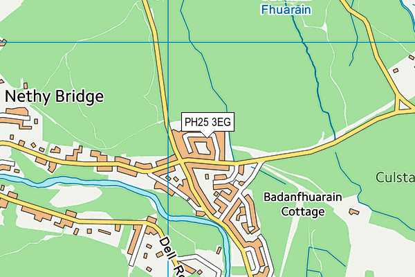 PH25 3EG map - OS VectorMap District (Ordnance Survey) PH25 3EG map - OS VectorMap District (Ordnance Survey)