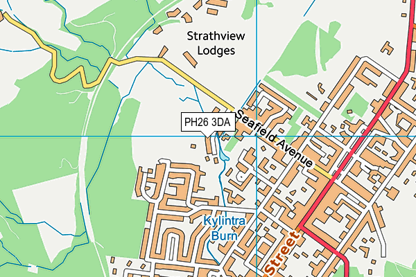 PH26 3DA map - OS VectorMap District (Ordnance Survey) PH26 3DA map - OS VectorMap District (Ordnance Survey)