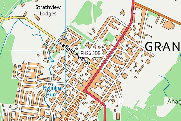 PH26 3DB map - OS VectorMap District (Ordnance Survey) PH26 3DB map - OS VectorMap District (Ordnance Survey)