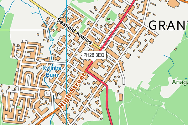 PH26 3EQ map - OS VectorMap District (Ordnance Survey)