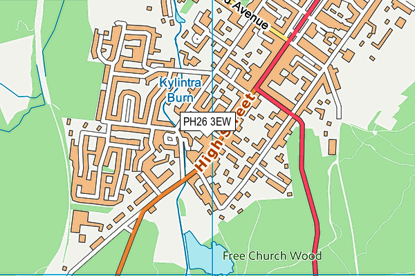 PH26 3EW map - OS VectorMap District (Ordnance Survey) PH26 3EW map - OS VectorMap District (Ordnance Survey)