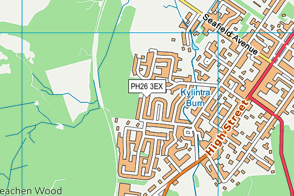 PH26 3EX map - OS VectorMap District (Ordnance Survey) PH26 3EX map - OS VectorMap District (Ordnance Survey)