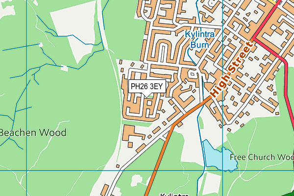PH26 3EY map - OS VectorMap District (Ordnance Survey) PH26 3EY map - OS VectorMap District (Ordnance Survey)