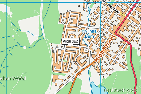 PH26 3EZ map - OS VectorMap District (Ordnance Survey) PH26 3EZ map - OS VectorMap District (Ordnance Survey)