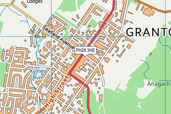 PH26 3HE map - OS VectorMap District (Ordnance Survey) PH26 3HE map - OS VectorMap District (Ordnance Survey)