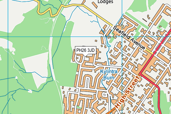 PH26 3JD map - OS VectorMap District (Ordnance Survey) PH26 3JD map - OS VectorMap District (Ordnance Survey)