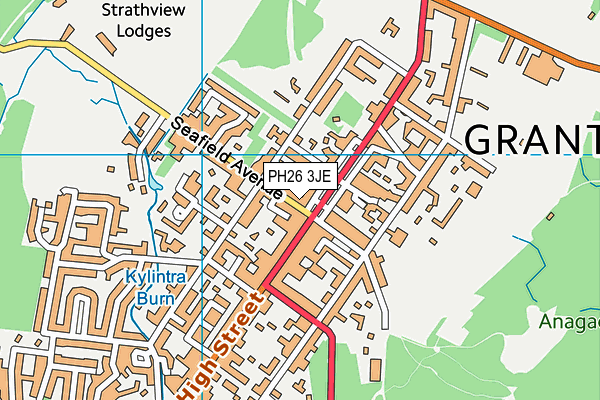 PH26 3JE map - OS VectorMap District (Ordnance Survey) PH26 3JE map - OS VectorMap District (Ordnance Survey)