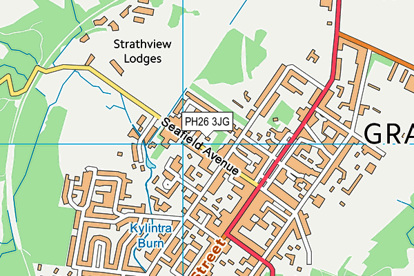 PH26 3JG map - OS VectorMap District (Ordnance Survey) PH26 3JG map - OS VectorMap District (Ordnance Survey)