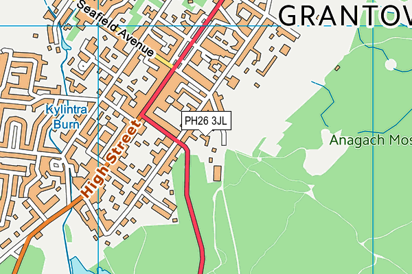 PH26 3JL map - OS VectorMap District (Ordnance Survey) PH26 3JL map - OS VectorMap District (Ordnance Survey)