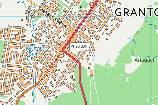 PH26 3JN map - OS VectorMap District (Ordnance Survey) PH26 3JN map - OS VectorMap District (Ordnance Survey)