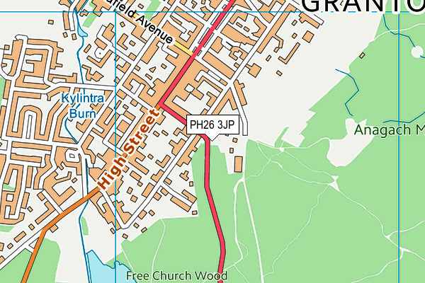 PH26 3JP map - OS VectorMap District (Ordnance Survey) PH26 3JP map - OS VectorMap District (Ordnance Survey)