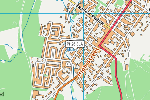 PH26 3LA map - OS VectorMap District (Ordnance Survey) PH26 3LA map - OS VectorMap District (Ordnance Survey)