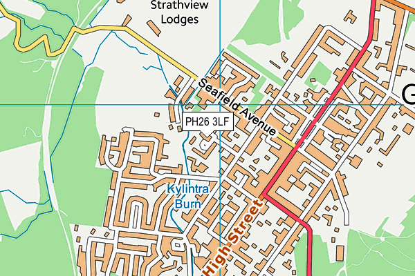 PH26 3LF map - OS VectorMap District (Ordnance Survey) PH26 3LF map - OS VectorMap District (Ordnance Survey)