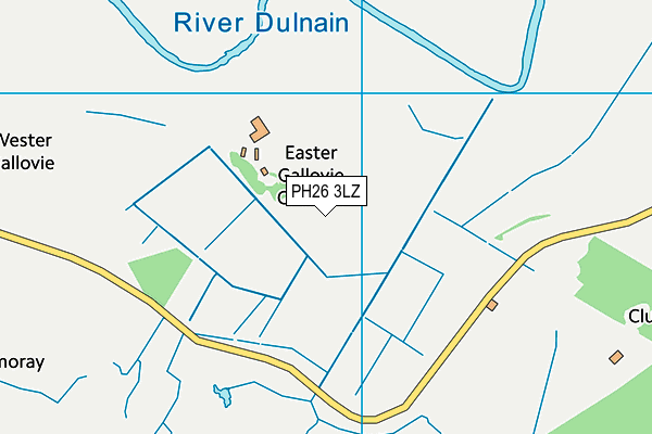 PH26 3LZ map - OS VectorMap District (Ordnance Survey) PH26 3LZ map - OS VectorMap District (Ordnance Survey)