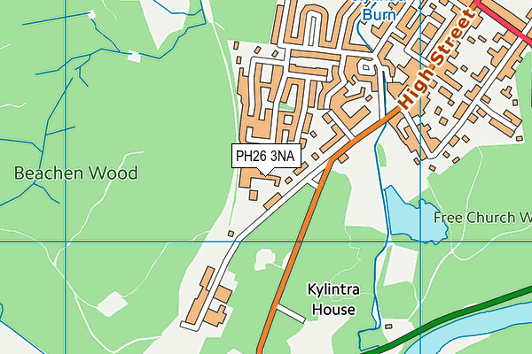 PH26 3NA map - OS VectorMap District (Ordnance Survey) PH26 3NA map - OS VectorMap District (Ordnance Survey)