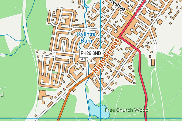 PH26 3ND map - OS VectorMap District (Ordnance Survey) PH26 3ND map - OS VectorMap District (Ordnance Survey)