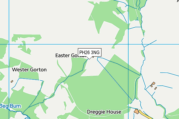 PH26 3NG map - OS VectorMap District (Ordnance Survey) PH26 3NG map - OS VectorMap District (Ordnance Survey)