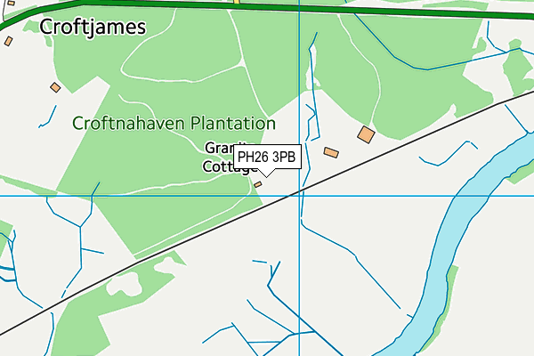PH26 3PB map - OS VectorMap District (Ordnance Survey) PH26 3PB map - OS VectorMap District (Ordnance Survey)