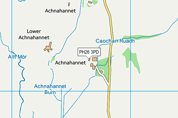 PH26 3PD map - OS VectorMap District (Ordnance Survey) PH26 3PD map - OS VectorMap District (Ordnance Survey)