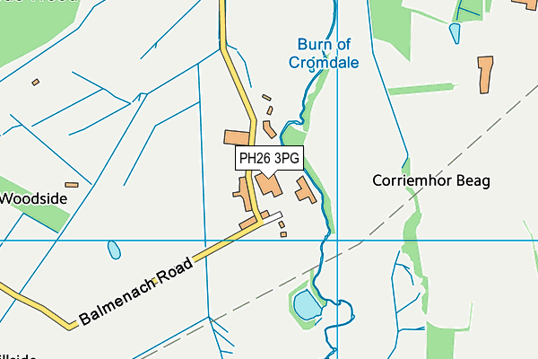 PH26 3PG map - OS VectorMap District (Ordnance Survey) PH26 3PG map - OS VectorMap District (Ordnance Survey)