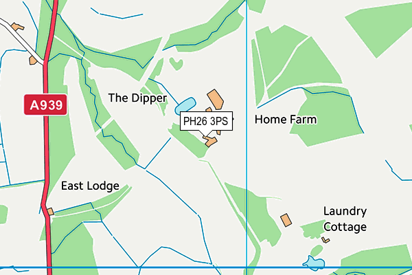 PH26 3PS map - OS VectorMap District (Ordnance Survey) PH26 3PS map - OS VectorMap District (Ordnance Survey)