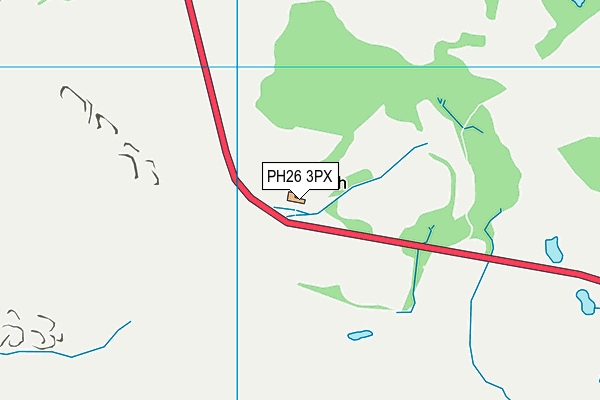 PH26 3PX map - OS VectorMap District (Ordnance Survey) PH26 3PX map - OS VectorMap District (Ordnance Survey)