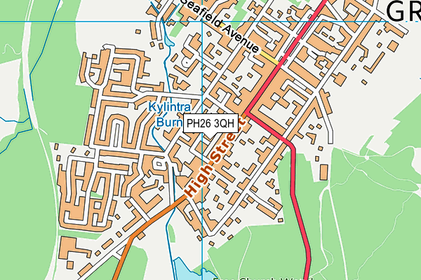 PH26 3QH map - OS VectorMap District (Ordnance Survey) PH26 3QH map - OS VectorMap District (Ordnance Survey)
