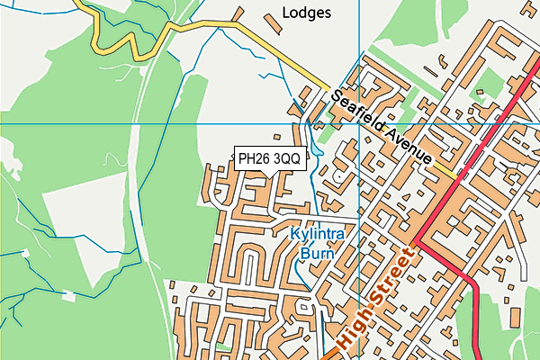 PH26 3QQ map - OS VectorMap District (Ordnance Survey) PH26 3QQ map - OS VectorMap District (Ordnance Survey)