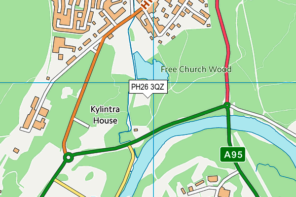 PH26 3QZ map - OS VectorMap District (Ordnance Survey) PH26 3QZ map - OS VectorMap District (Ordnance Survey)