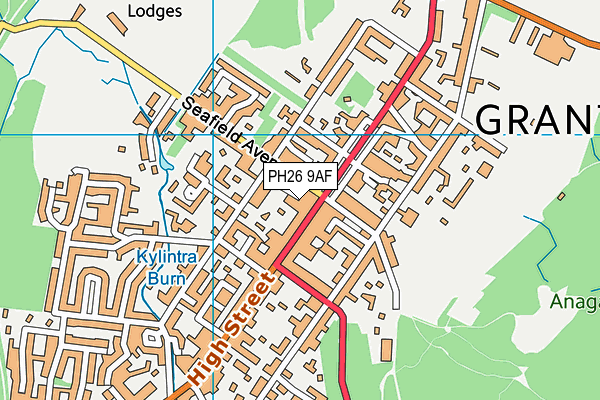 PH26 9AF map - OS VectorMap District (Ordnance Survey) PH26 9AF map - OS VectorMap District (Ordnance Survey)