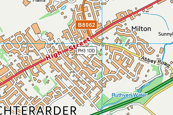 PH3 1DD map - OS VectorMap District (Ordnance Survey) PH3 1DD map - OS VectorMap District (Ordnance Survey)