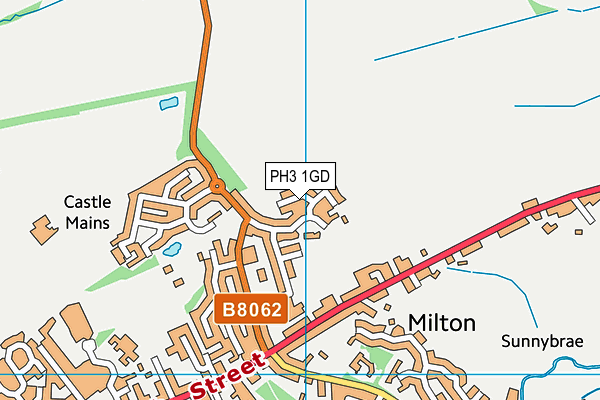 PH3 1GD map - OS VectorMap District (Ordnance Survey) PH3 1GD map - OS VectorMap District (Ordnance Survey)