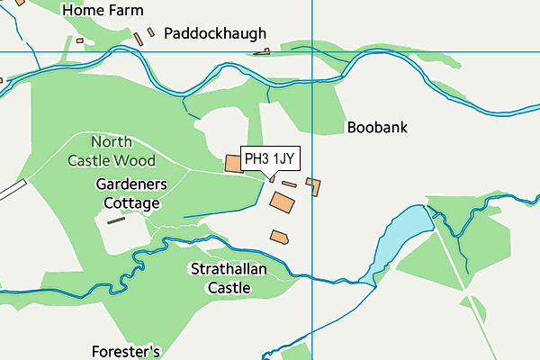 PH3 1JY map - OS VectorMap District (Ordnance Survey) PH3 1JY map - OS VectorMap District (Ordnance Survey)