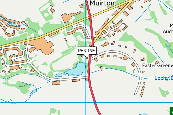 PH3 1NE map - OS VectorMap District (Ordnance Survey) PH3 1NE map - OS VectorMap District (Ordnance Survey)