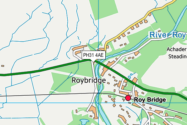 PH31 4AE map - OS VectorMap District (Ordnance Survey) PH31 4AE map - OS VectorMap District (Ordnance Survey)