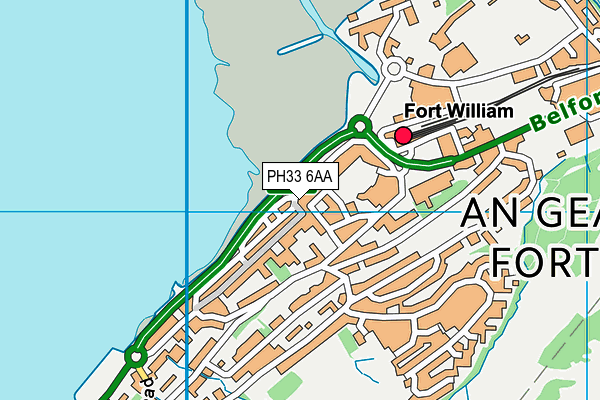 PH33 6AA map - OS VectorMap District (Ordnance Survey) PH33 6AA map - OS VectorMap District (Ordnance Survey)
