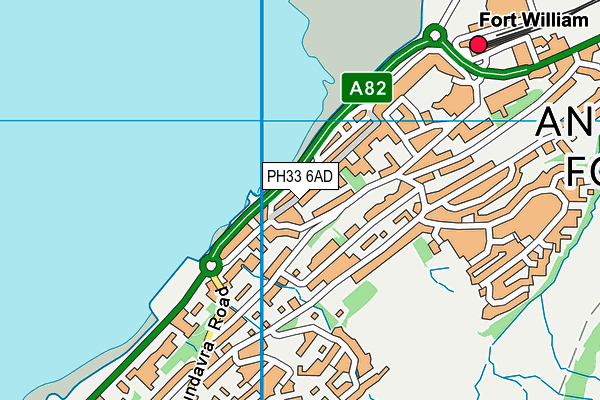 PH33 6AD map - OS VectorMap District (Ordnance Survey) PH33 6AD map - OS VectorMap District (Ordnance Survey)