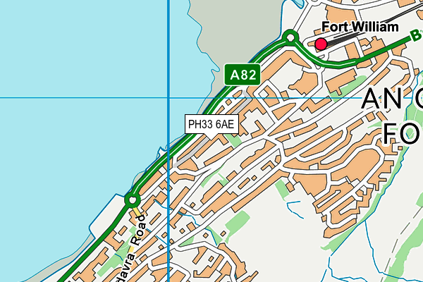 PH33 6AE map - OS VectorMap District (Ordnance Survey) PH33 6AE map - OS VectorMap District (Ordnance Survey)