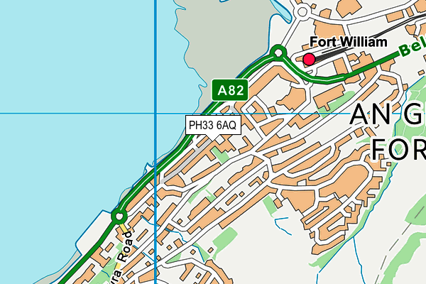 PH33 6AQ map - OS VectorMap District (Ordnance Survey) PH33 6AQ map - OS VectorMap District (Ordnance Survey)