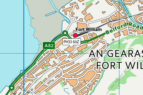 PH33 6AZ map - OS VectorMap District (Ordnance Survey) PH33 6AZ map - OS VectorMap District (Ordnance Survey)