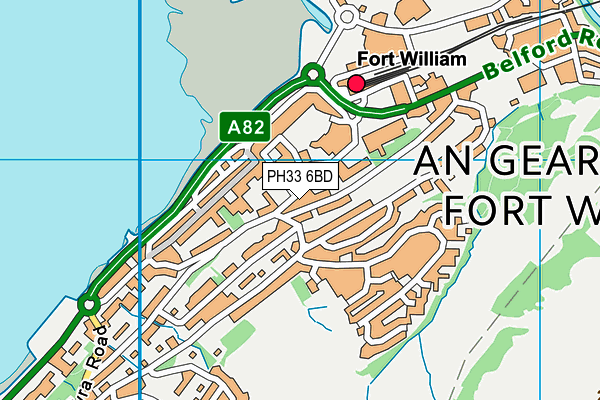 PH33 6BD map - OS VectorMap District (Ordnance Survey) PH33 6BD map - OS VectorMap District (Ordnance Survey)
