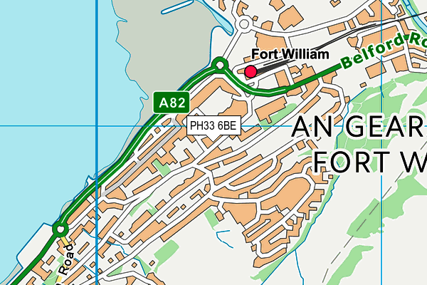 PH33 6BE map - OS VectorMap District (Ordnance Survey) PH33 6BE map - OS VectorMap District (Ordnance Survey)