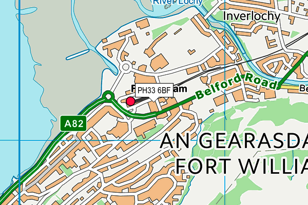 PH33 6BF map - OS VectorMap District (Ordnance Survey) PH33 6BF map - OS VectorMap District (Ordnance Survey)