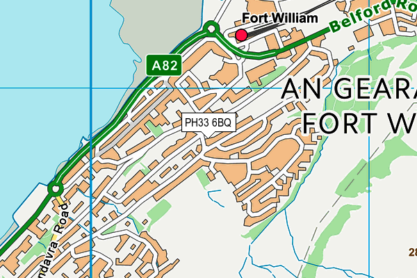 PH33 6BQ map - OS VectorMap District (Ordnance Survey) PH33 6BQ map - OS VectorMap District (Ordnance Survey)